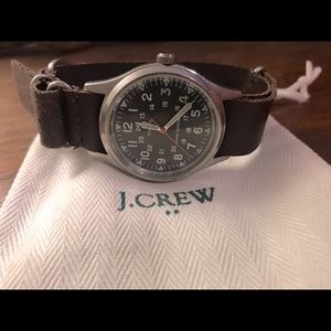 Timex/J Crew Field Watch w/ Extra Straps